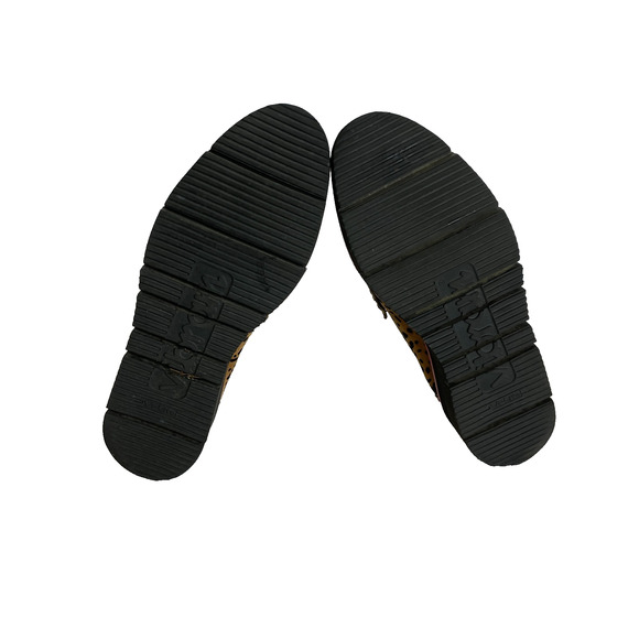 Women's 8 Rag & Bone Taryn Suede Cheetah Brown Vibram Sole Loafers - Picture 7 of 7